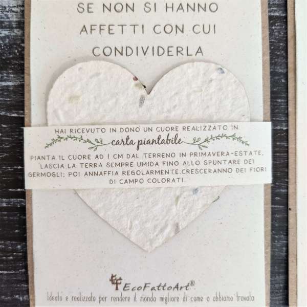 segnaposto segnalibro matrimonio ecologico ecofattoart